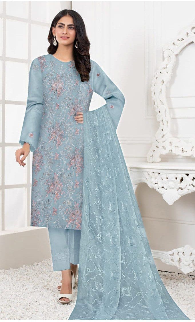 Azure Bloom Ensemble A1331